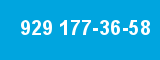 929 177-36-58 929 177-36-58